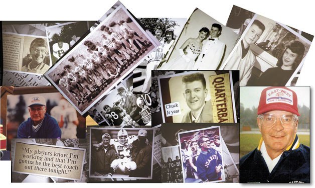 A memorial was held at the Juanita High School Field House Monday for former head football coach Chuck Tarbox. Friends