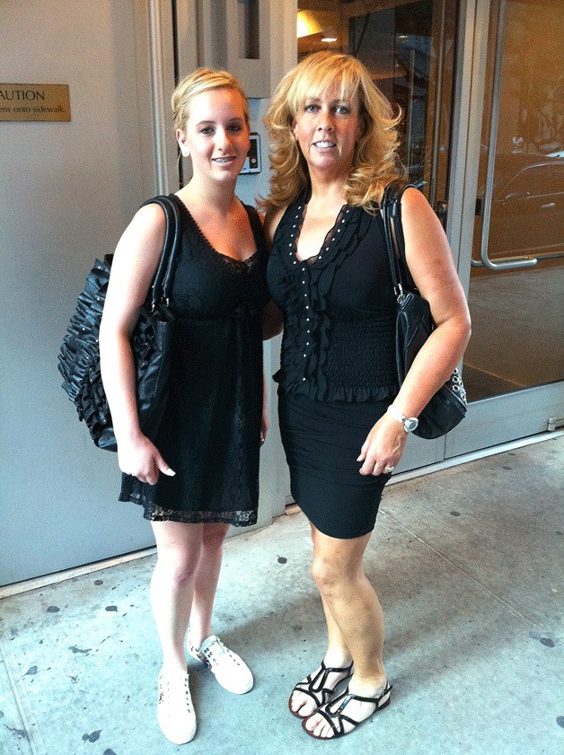 Rose Cowan and her daughter. After her weight at 310 pounds led her to hospitalization