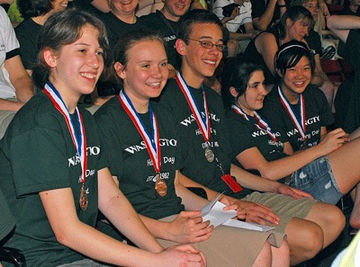 Several local students from International Community School in Kirkland were awarded winners at the 2010 National History Day Competition.