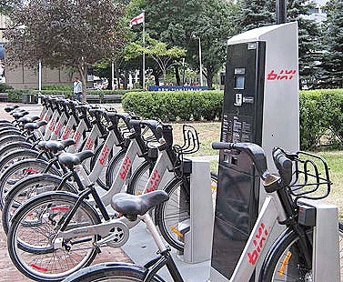 Bike kiosks like this one might become common place in Kirkland during the next couple of years if the council succeeds in bringing a  bike-sharing program to the city.