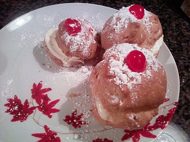 Cream puffs make a delightful holiday treat