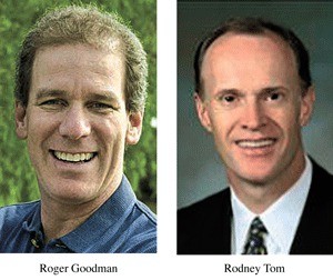 Roger Goodman and Rodney Tom are on the verge of completing comebacks from first results on election day on Nov. 2.
