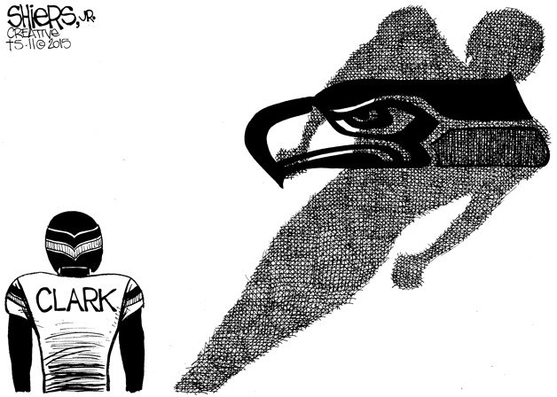 The shadow over the Seattle Seahawks off season | Cartoon for May 12