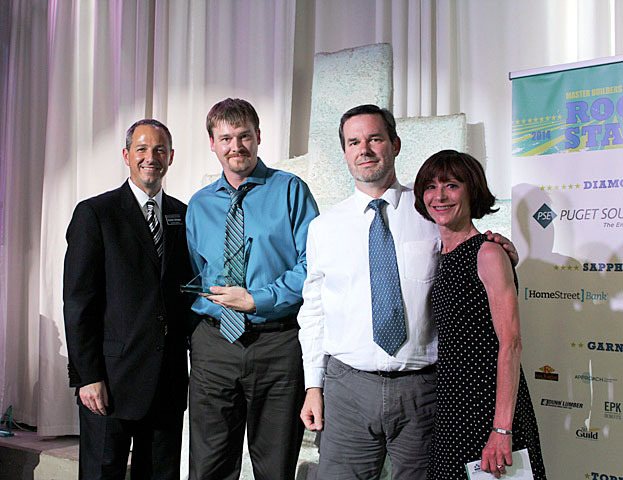 Kirkland-based McAdams Remodeling and Design representatives are honored with Remodeling Excellence Award.