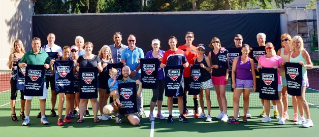 All three amateur division championships of the United States Tennis Association (USTA) playoffs - 6.0