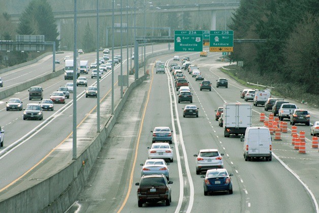 Congestion on I-405 north of SR 522 in both directions has gotten much worse since toll lanes were implemented last fall.