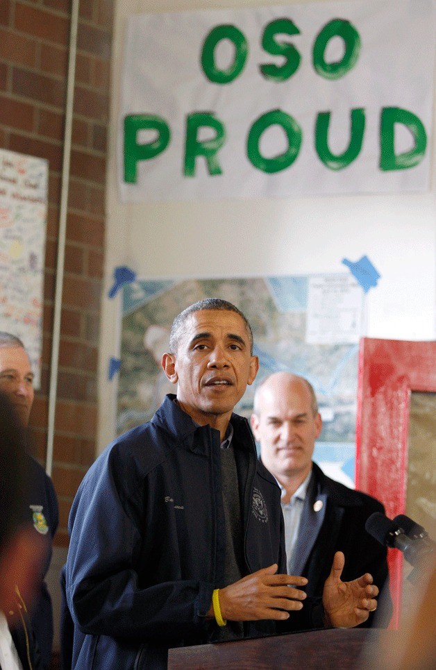 President Barack Obama visited the Oso landslide site this week.
