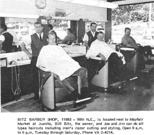 A newspaper photo of when Bill Bitz first opened the shop in 1964.