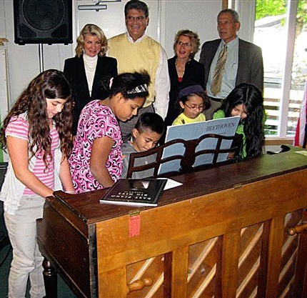 John and Jan Martinka of Kirkland recently donated the first piano to The Salvation Army Eastside for its new grants project