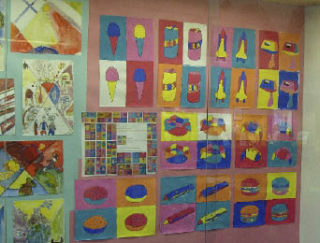 Art work done by Rose Hill Elementary students will be on display at the Kirkland Library through the end of the month.