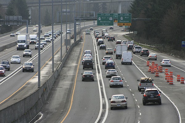 Toll lanes are now free from 7 p.m. to 5 a.m. and on weekends.