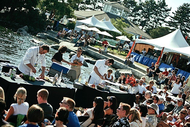 The Kirkland Uncorked festival includes grilling demonstrations and the anticipated grill-off with top chefs. This year's chefs include Laurie Pfalzer of Pastry Craft