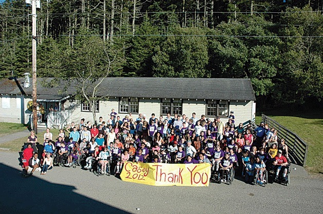 Campers at Kiwanis Camp Casey on Whidbey Island.