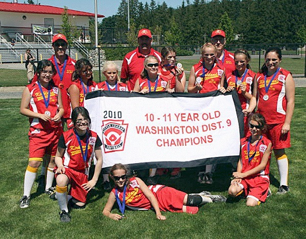 The Kirkland National Little League 10-11 year old softball all-star team won the Little League District 9 title. Players include Kristina Warford