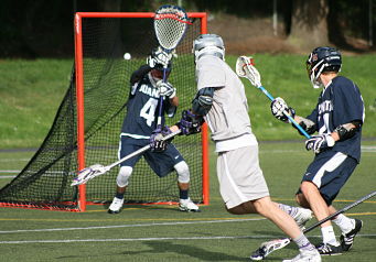 Lake Washington senior Sasha Oelsner scores the game-winning goal against Juanita to win the state title.