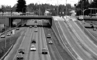 The new Totem Lake overpass at N.E. 128th Street.