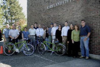 Members of the City’s Green Bike Project Team are from many departments.