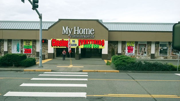 The My Home store in Kirkland’s Totem Lake Malls is currently having a closing sale and plans to move to a new location as the property owners prepare for redevelopment.