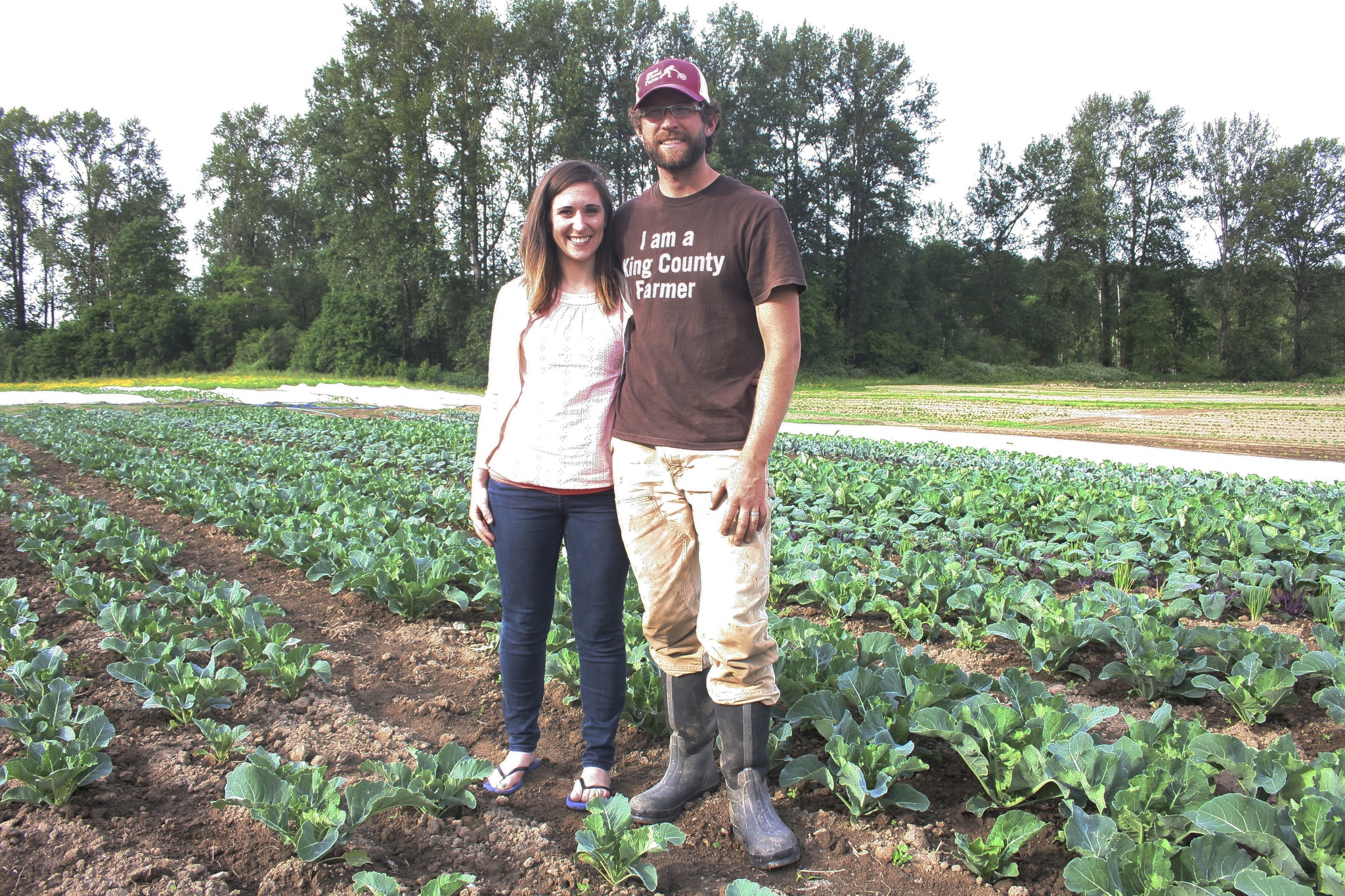 Kim and Ryan Lichttenegger own and operate Steel Wheel Farm in Fall City