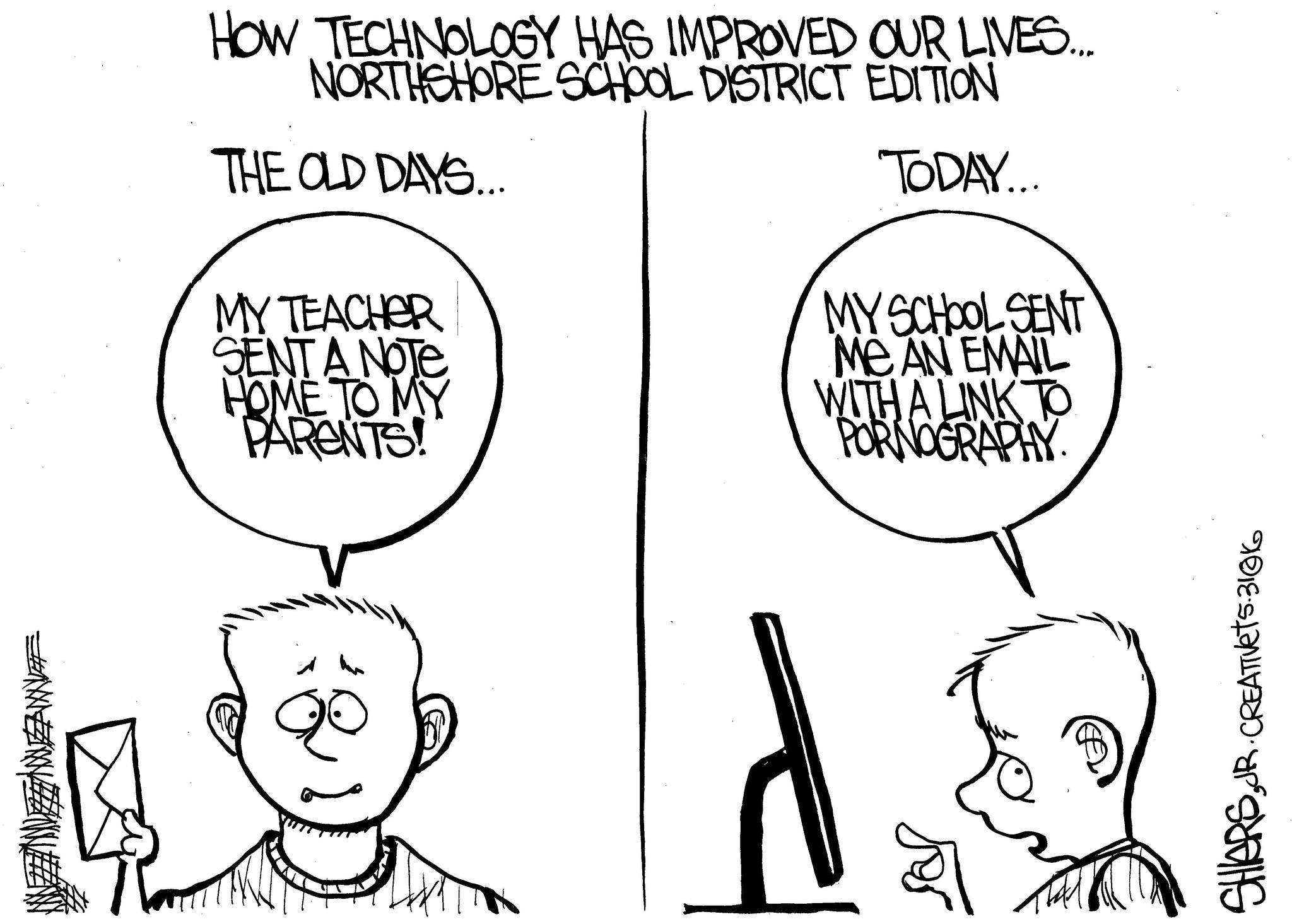 How technology has improved our our lives | Cartoon