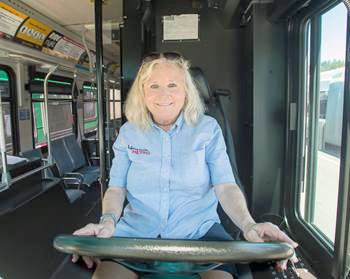 Vicki Leslie was named King County Metro Transit Operator of the Year. Contributed photo