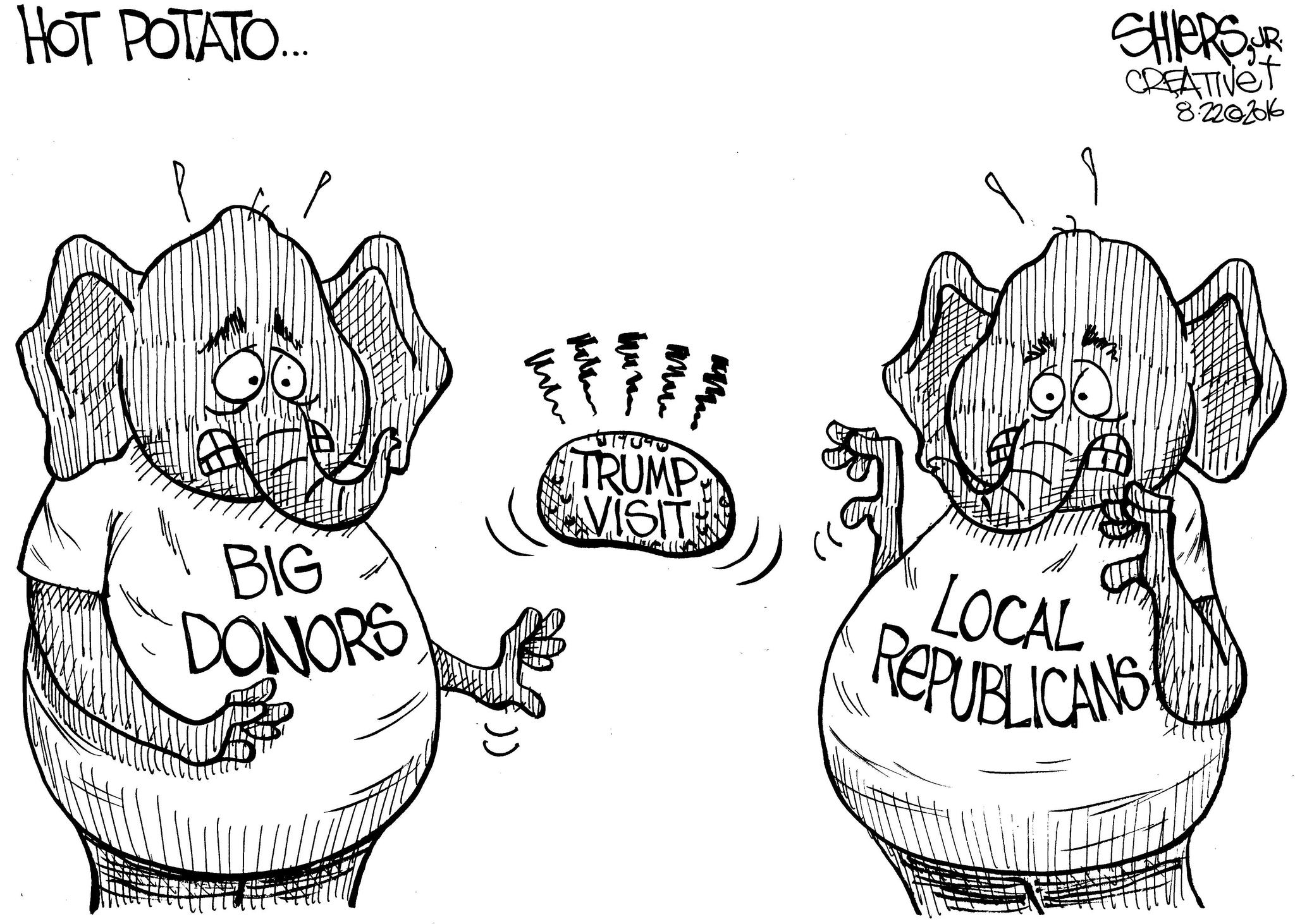 Political hot potato | Cartoon for Aug. 22 -Frank Shiers