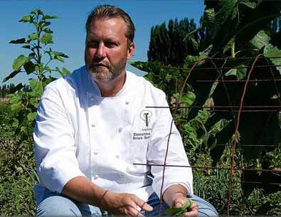 Trellis restaurant's Executive Chef Brian Scheehser