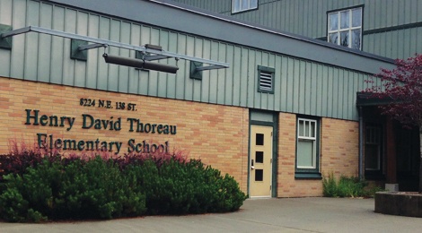 Clowns were reported near Thoreau Elementary last week. Photo courtesy of Lake Washington School District.