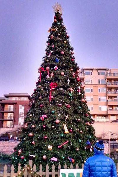 A Christmas tree is on display at a previous Winterfest. This year’s event is scheduled for 3:30 to 6 p.m. Nov. 25 at Peter Kirk Park. Submitted photo