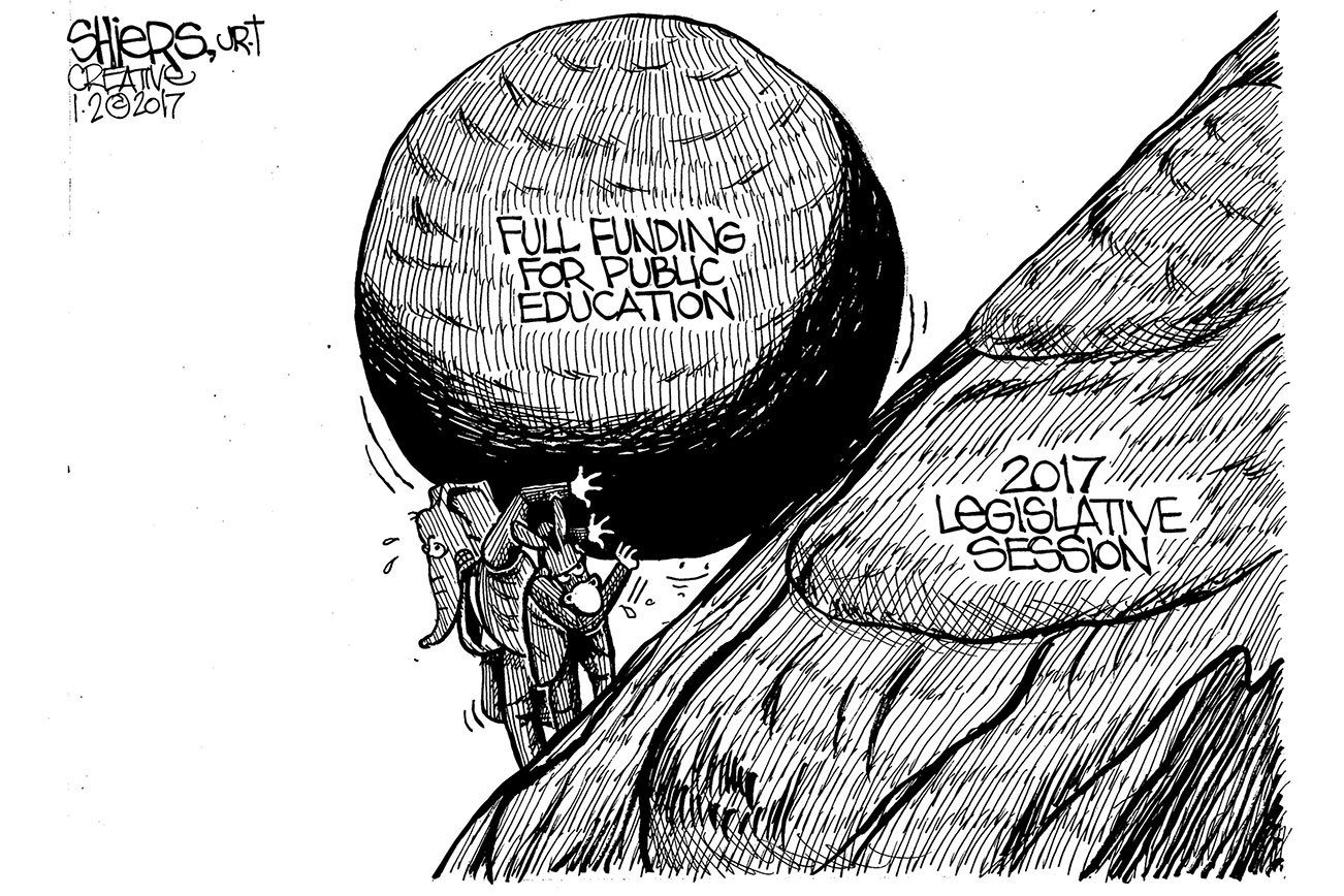 Full funding for public education | Cartoon