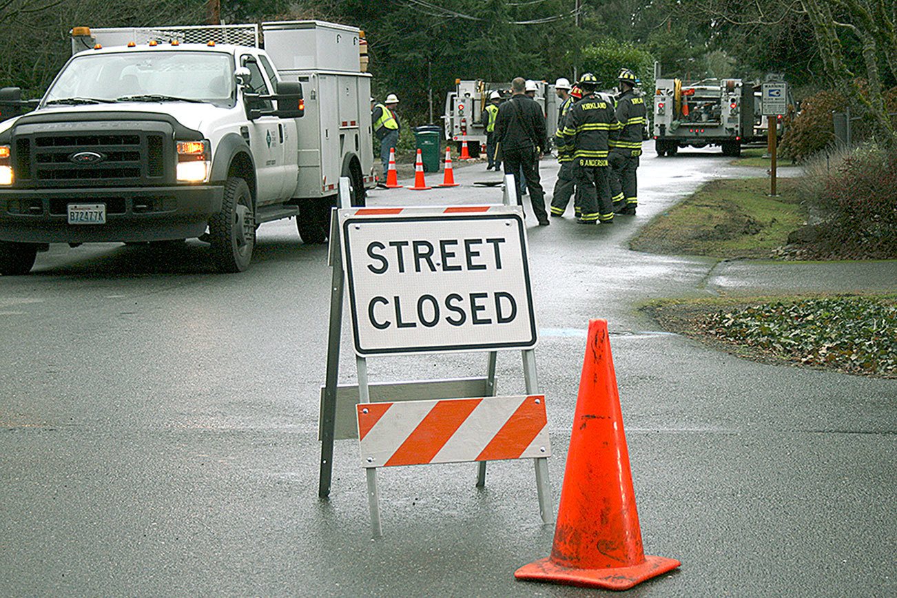 Kirkland Fire, PSE evacutate five homes for gas leak on Finn Hill in Kirkland