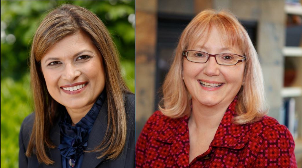 From left, state representatives Vandana Slatter and Joan McBride. Contributed photos