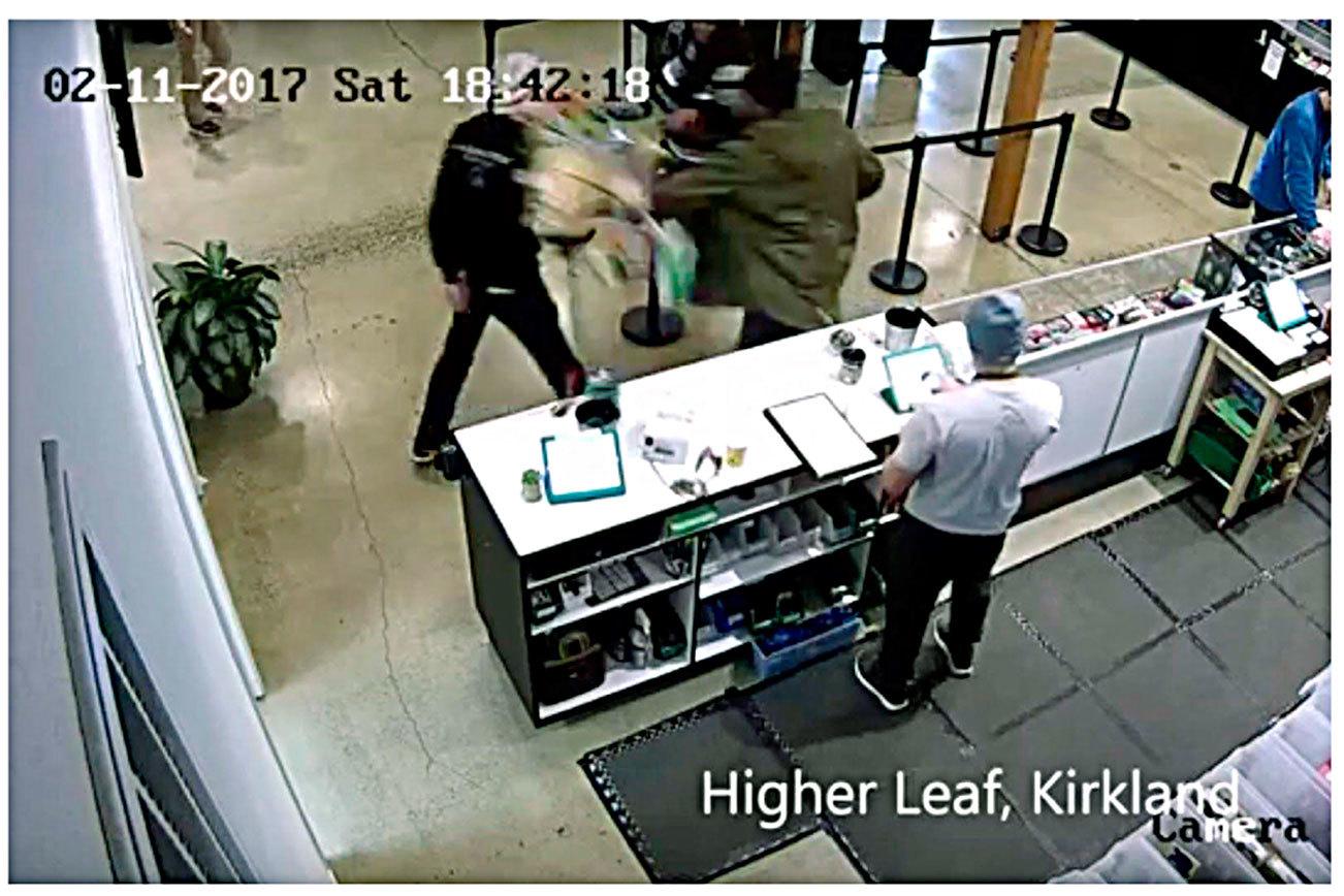 Kirkland pot shop incident caught on video, police seek suspect