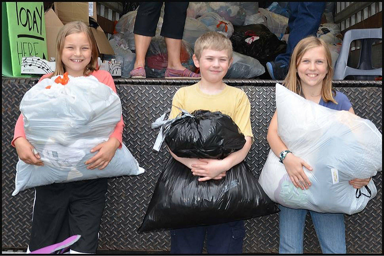 Juanita Elementary School PTA is partnering with Clothes for the Cause to collect clothing and textiles on April 22, Earth Day. Contributed photo