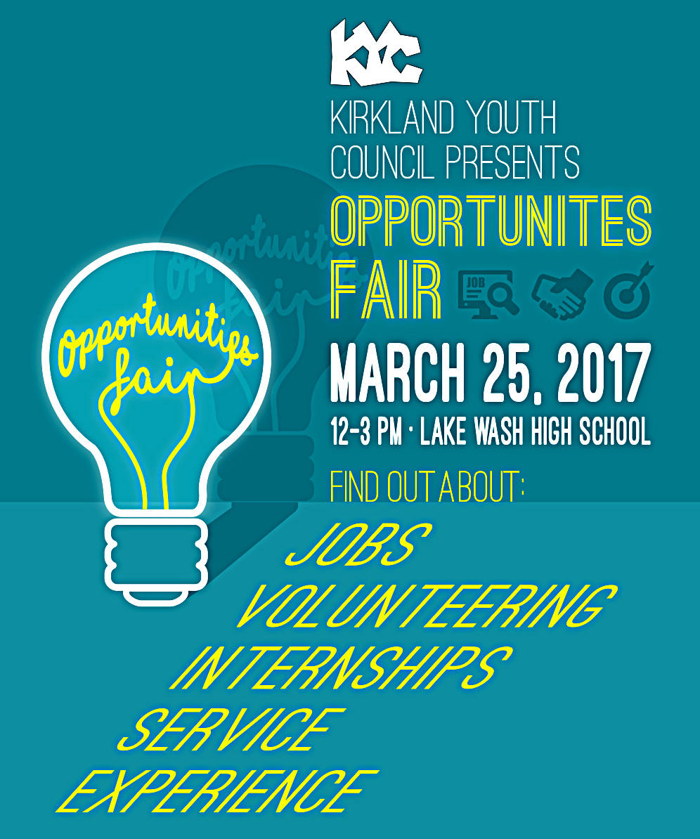 Kirkland Youth Council Opportunities Fair - Contributed art