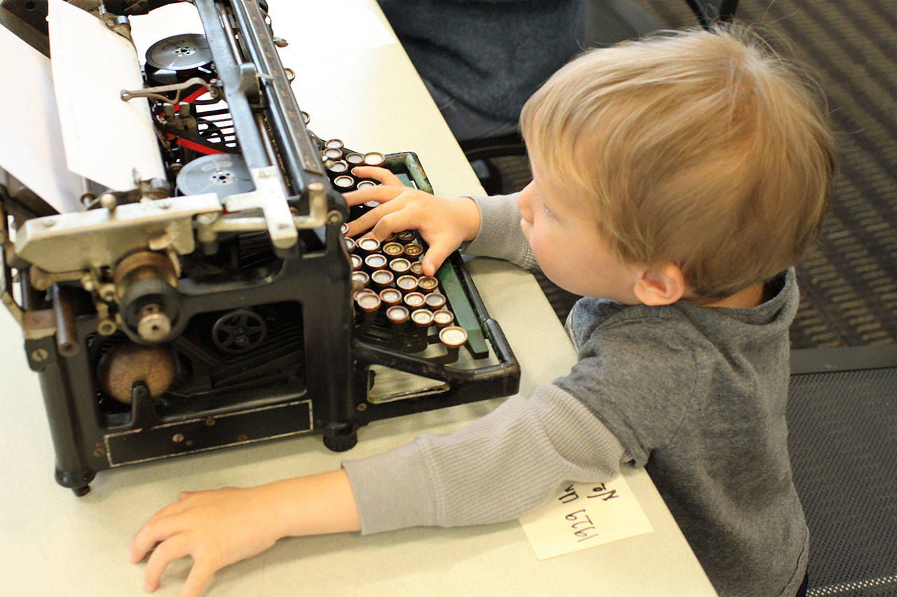 Type-In Kirkland organizer Cabot Guidry sees the events as an opportunity for younger generations to be exposed to typewriters for the first time. Contributed photo