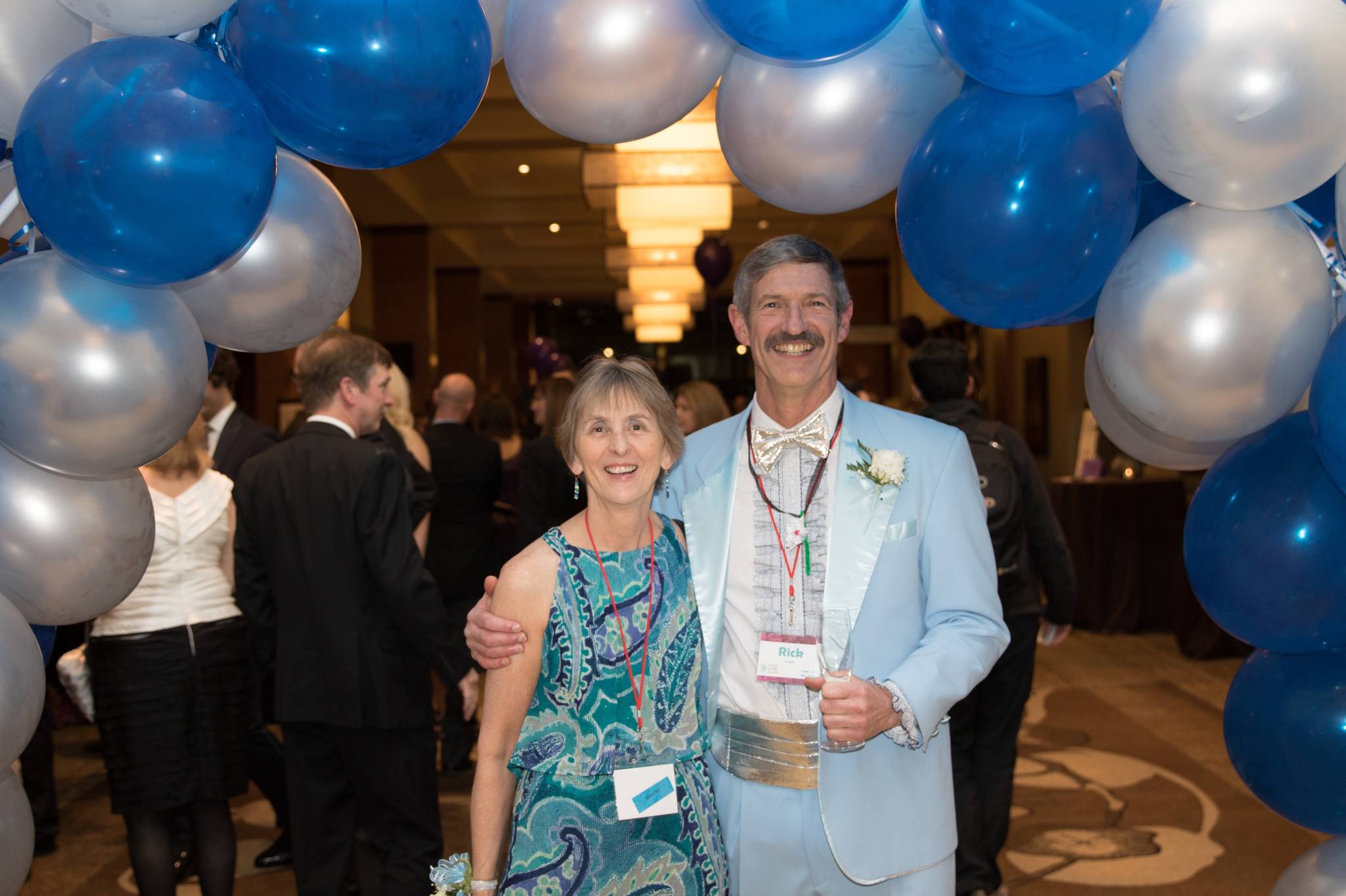Terry and Rick Colella attend their Friends of FSH Research fundraiser in January, which had a prom theme. Since starting the organization, they have raised more than $3.2 million for muscular dystrophy research. Contributed photo