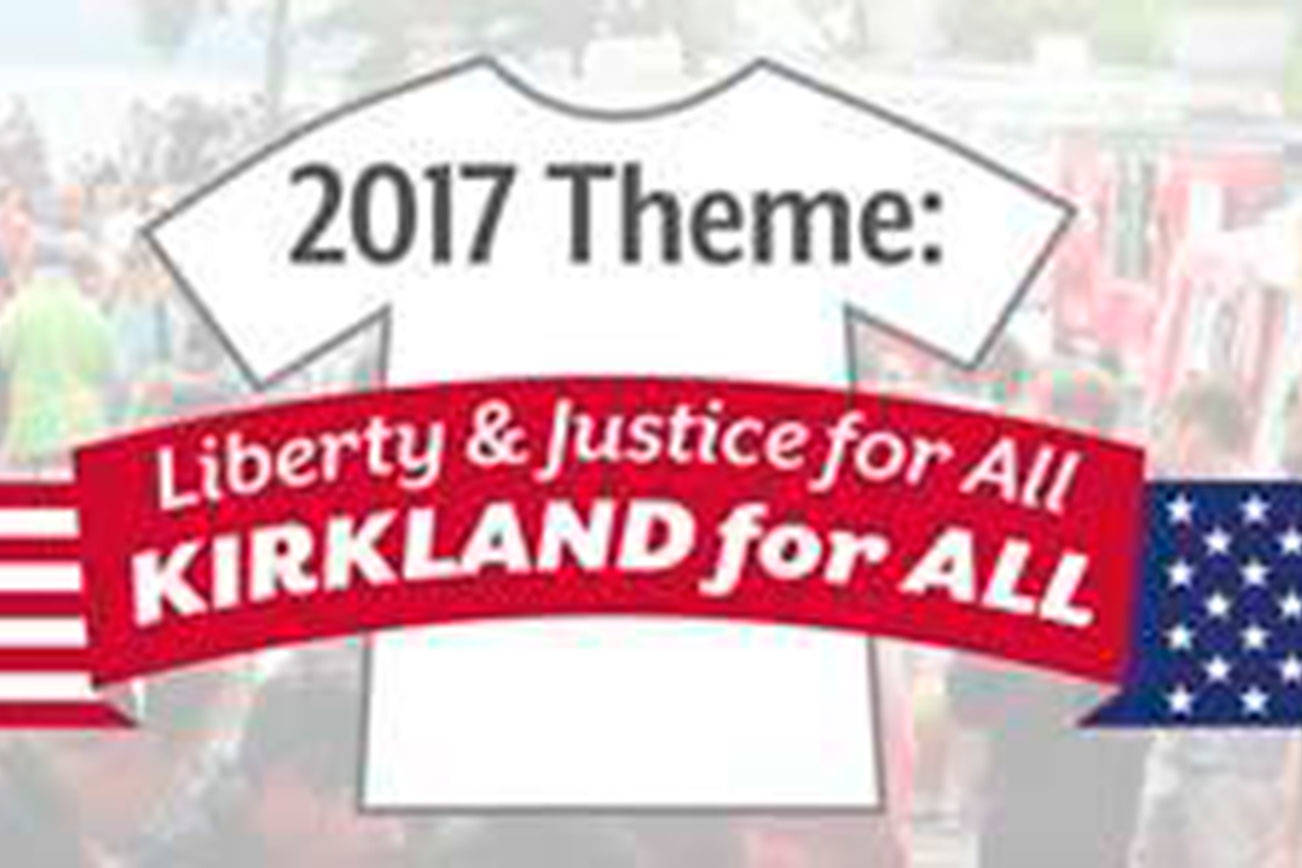 Kirkland Downtown Association accepting t-shirt design entries for Celebrate Kirkland event