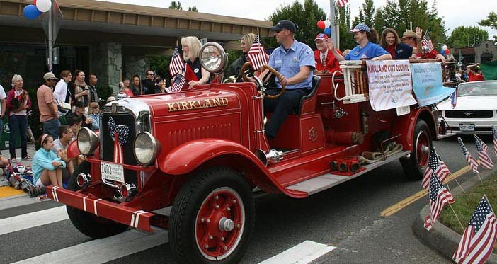 The parade will return to downtown Kirkland for this year’s Celebrate Kirkland festivities on July 4. Reporter file photo
