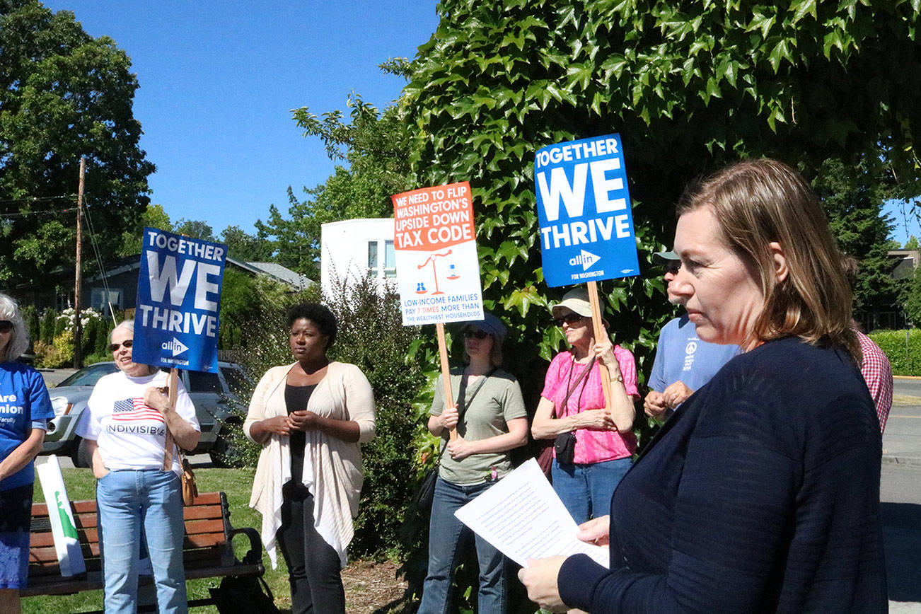 Heritage Park rally urges state lawmakers to pass budget