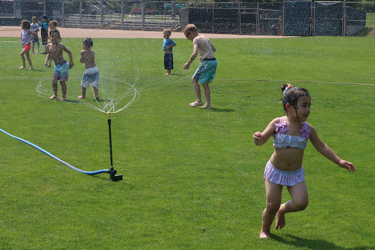 Beating the heat at Lee Johnson Field