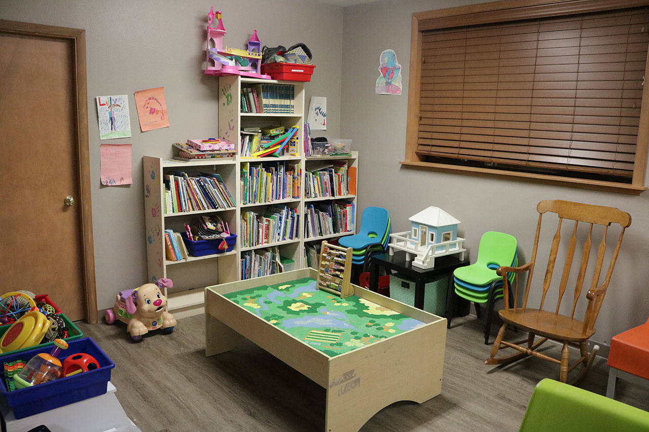 The New Bethlehem Day Center has an area for children. Megan Campbell/Kirkland Reporter
