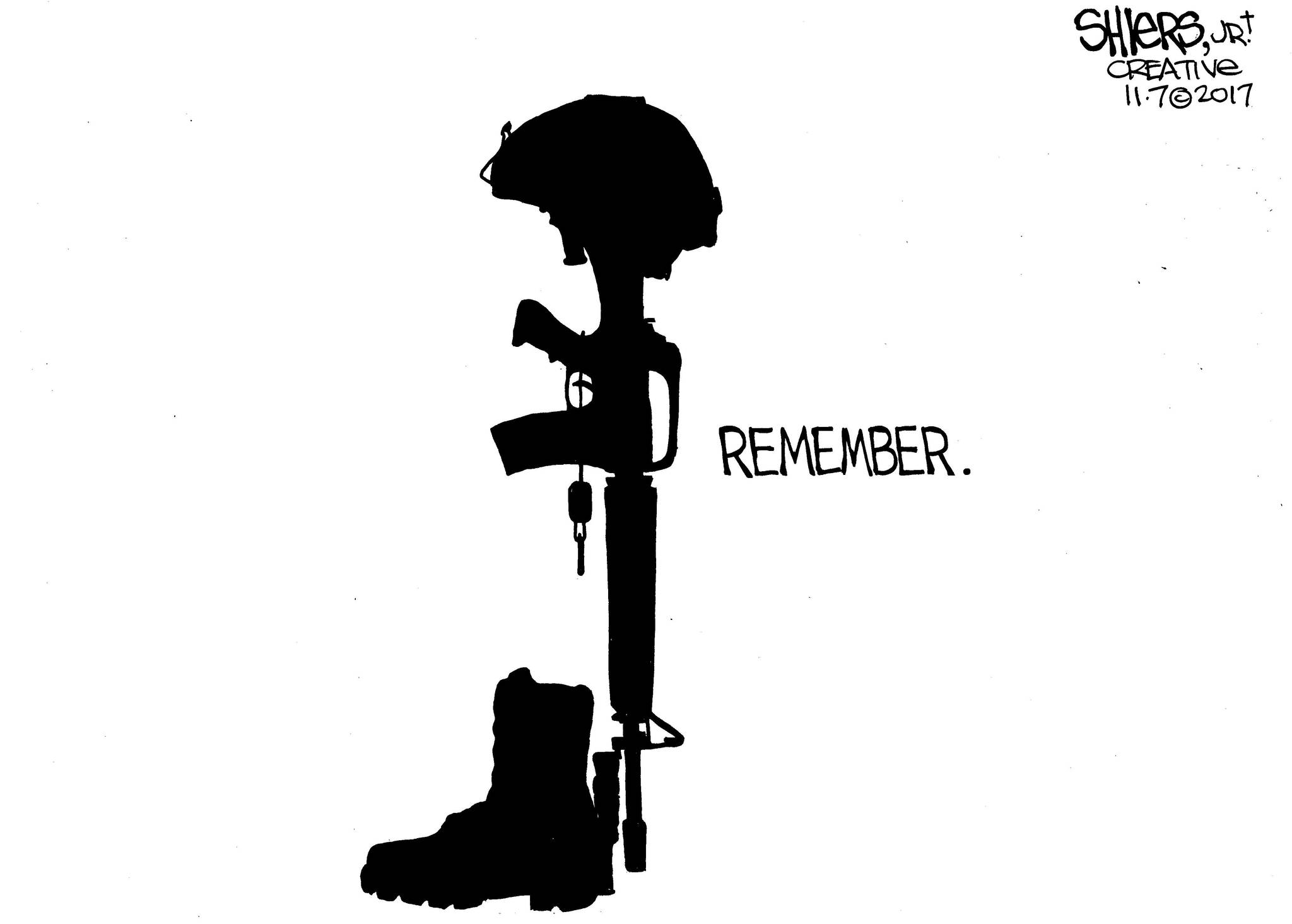 Happy Veterans Day | Cartoon
