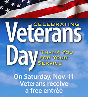 Free lunch or dinner for veterans and active duty military at Ivar’s and Kidd Valley restaurants