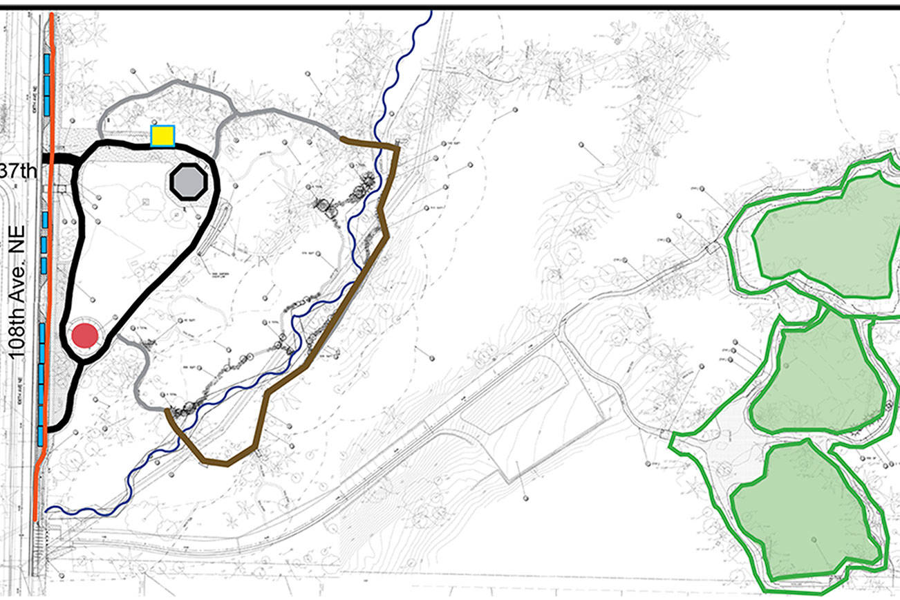 The city’s map of the renovation area. &lt;em&gt;Courtesy of the City of Kirkland&lt;/em&gt;