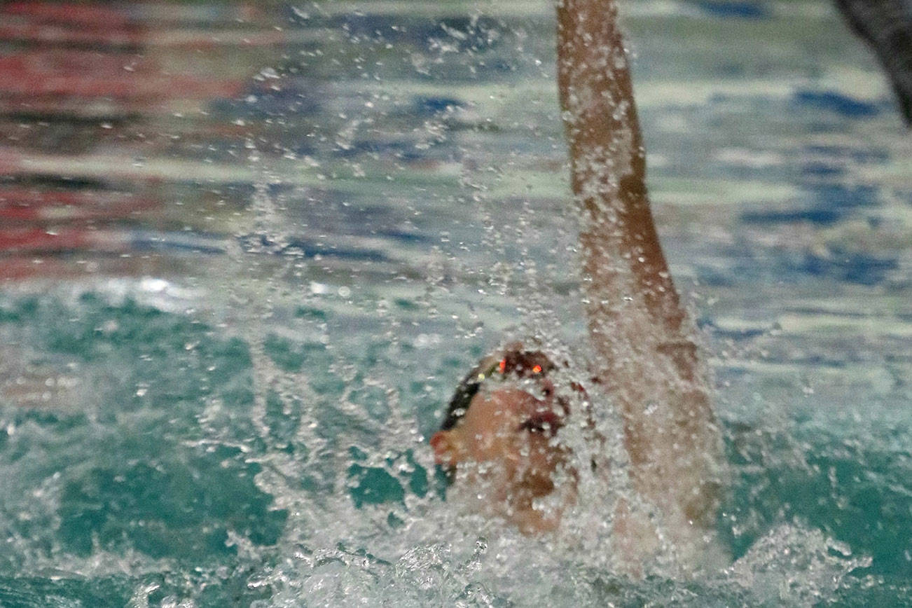 Swimmers slicing up the water with solid times