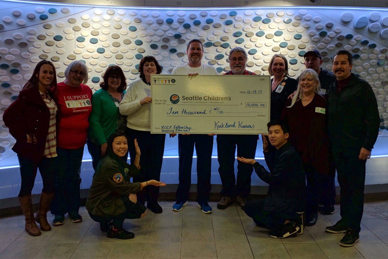 Kirkland Kiwanis Foundation donates $10,000 to Kiwanis Children’s Cancer Program