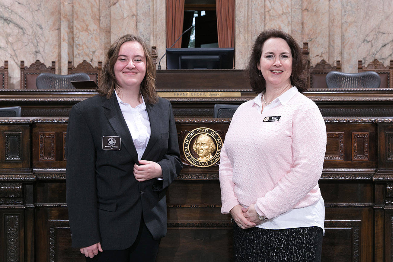 Bothell student serves as page in House of Representatives
