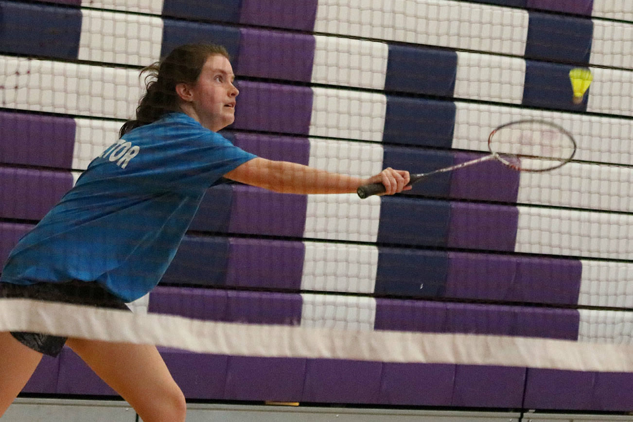 LW and Juanita girls smash into badminton action