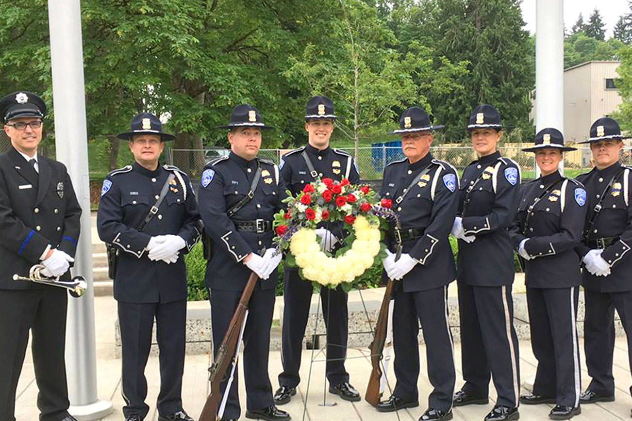 Kirkland police pay tribute during Peace Officers Memorial Day